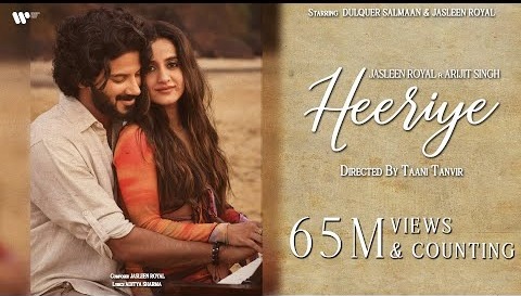 Heeriye (Official Video) Jasleen Royal ft Arijit Singh- Dulquer Salmaan- Aditya Sharma -Taani Tanvir