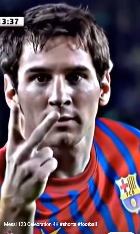 Messi 123 Celebration 4K